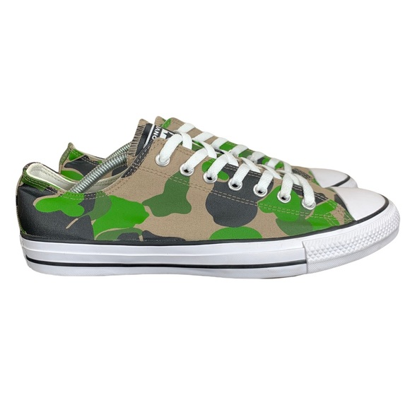 Converse Chuck Taylor All Star Candied Ginger Camo Low Top Sneakers Mens 10